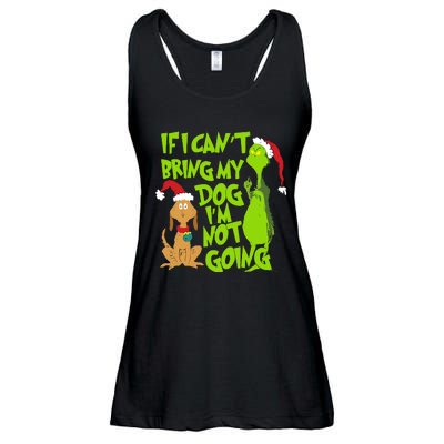 If I CanT Bring My Dog IM Not Going Funny Christmas Ladies Essential Flowy Tank