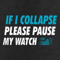 If I Collapse Please Pause My Watch Running Marathon Runner Cool Comfort Performance Bucket Hat