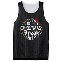 Is It Christmas Break Yet Teacher Christmas Lights Mesh Reversible Basketball Jersey Tank