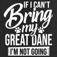 If I Cant Bring My Great Dane Great Dane Lover 7 Panel Mesh Trucker Snapback Hat