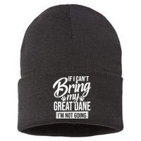 If I Cant Bring My Great Dane Great Dane Lover Sustainable Knit Beanie