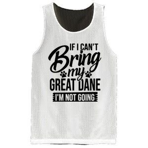 If I Cant Bring My Great Dane Great Dane Lover Mesh Reversible Basketball Jersey Tank