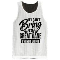 If I Cant Bring My Great Dane Great Dane Lover Mesh Reversible Basketball Jersey Tank