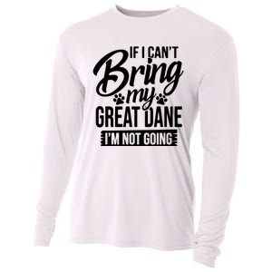 If I Cant Bring My Great Dane Great Dane Lover Cooling Performance Long Sleeve Crew