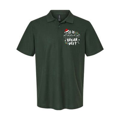 Is It Christmas Break Yet Christmas Gifts For Teacher Softstyle Adult Sport Polo