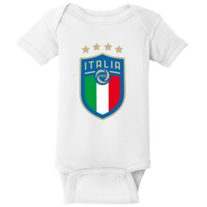 Italia Italy Crest Logo Baby Bodysuit