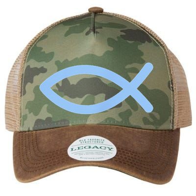 Ichthys Ichthus Christian Symbol Jesus Fish Legacy Tie Dye Trucker Hat
