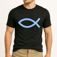 Ichthys Ichthus Christian Symbol Jesus Fish Cooling Performance Crew T-Shirt