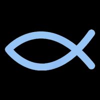 Ichthys Ichthus Christian Symbol Jesus Fish Cooling Performance Crew T-Shirt