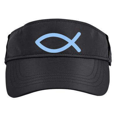 Ichthys Ichthus Christian Symbol Jesus Fish Adult Drive Performance Visor