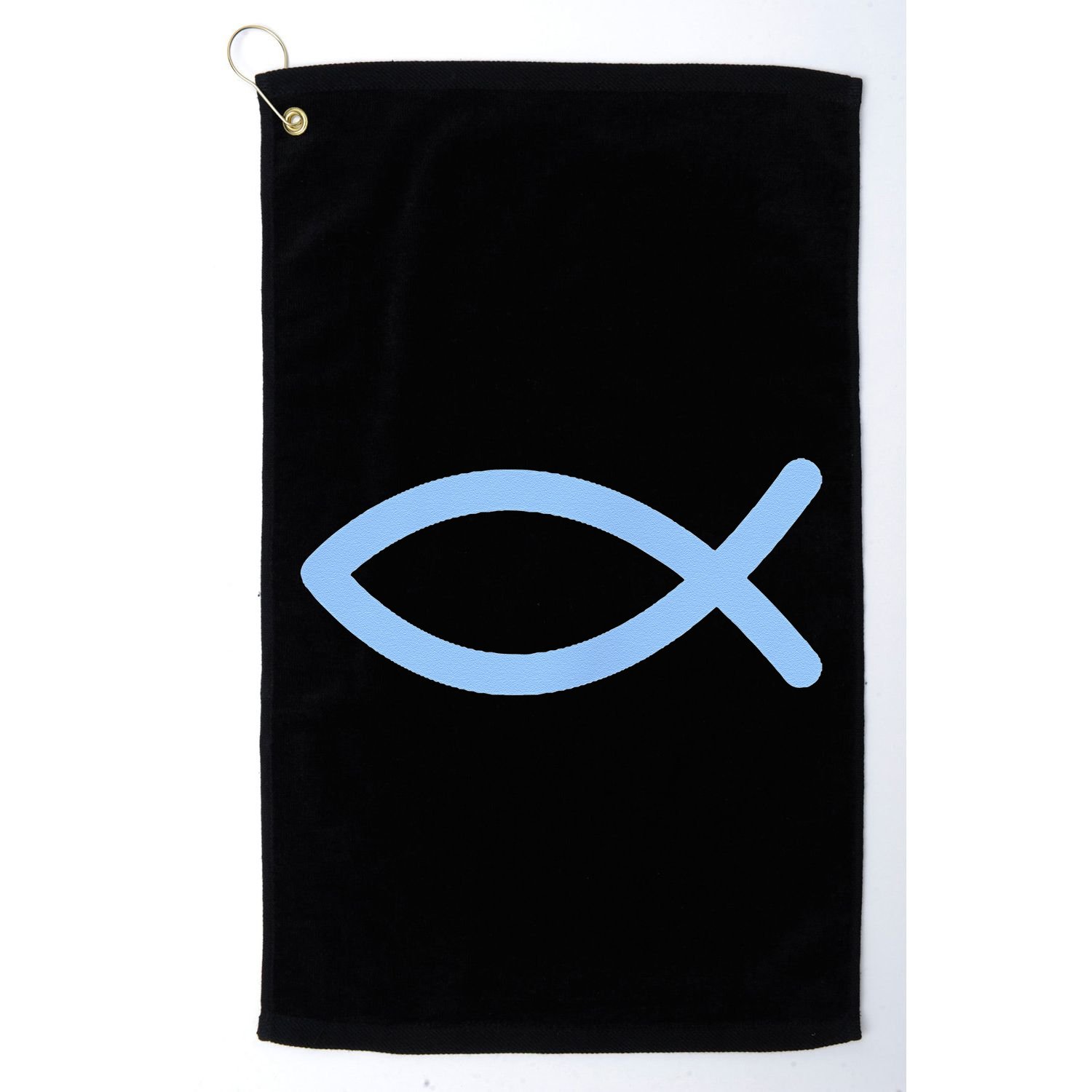 Ichthys Ichthus Christian Symbol Jesus Fish Golf Towel