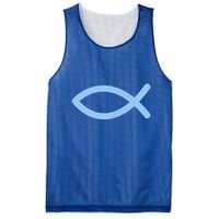 Ichthys Ichthus Christian Symbol Jesus Fish Mesh Reversible Basketball Jersey Tank
