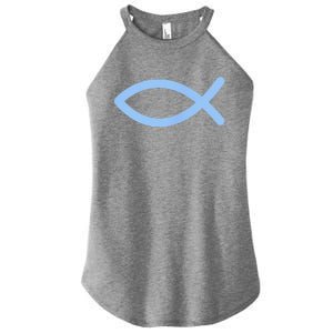 Ichthys Ichthus Christian Symbol Jesus Fish Women's Perfect Tri Rocker Tank