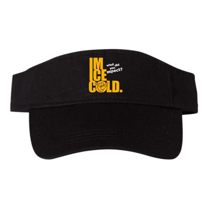 IM Ice Cold Hand Sign Alpha African Fraternity Valucap Bio-Washed Visor