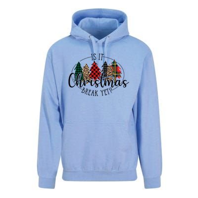 Is It Christmas Break Yet? Family Christmas Trees Pajamas Cool Gift Unisex Surf Hoodie