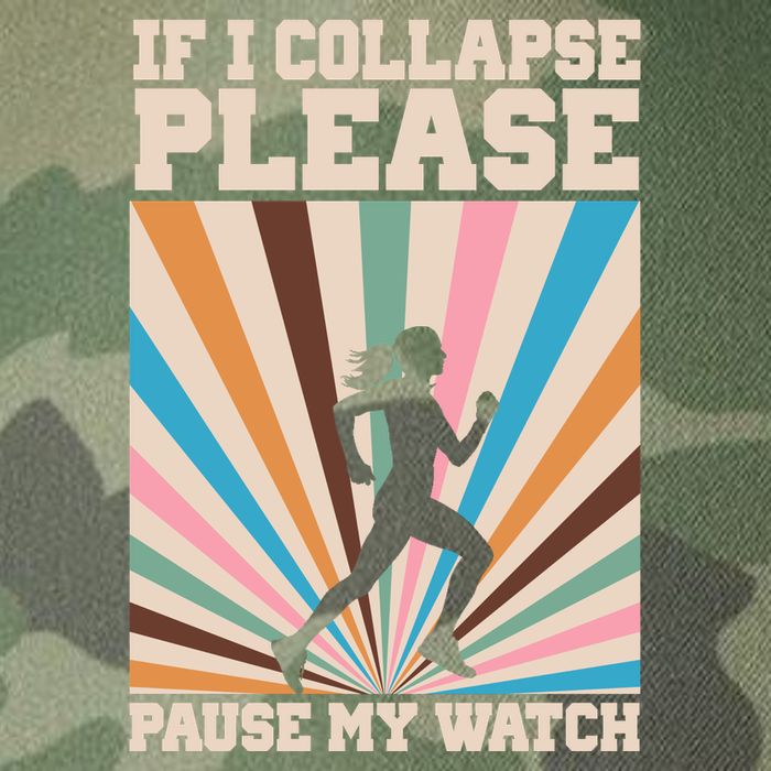 If I Collapse Please Pause My Watch Runner Marathon Legacy Tie Dye Trucker Hat
