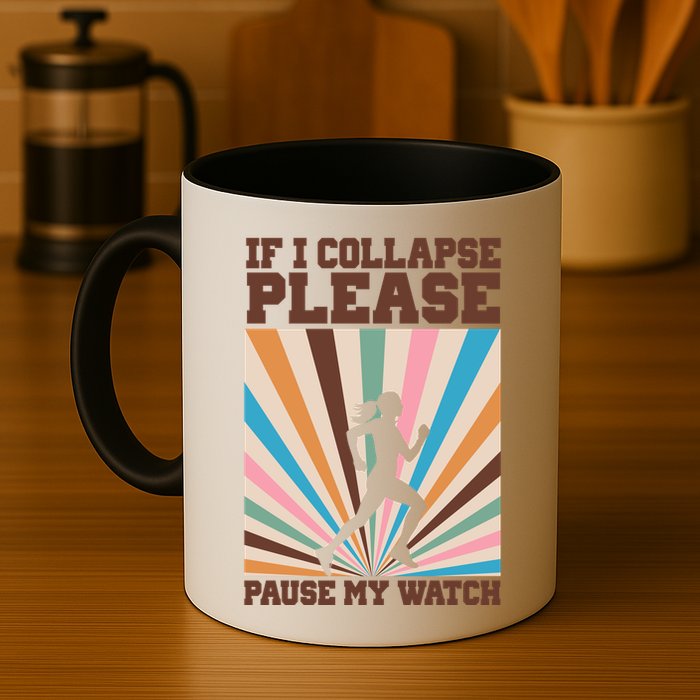 If I Collapse Please Pause My Watch Runner Marathon Mug