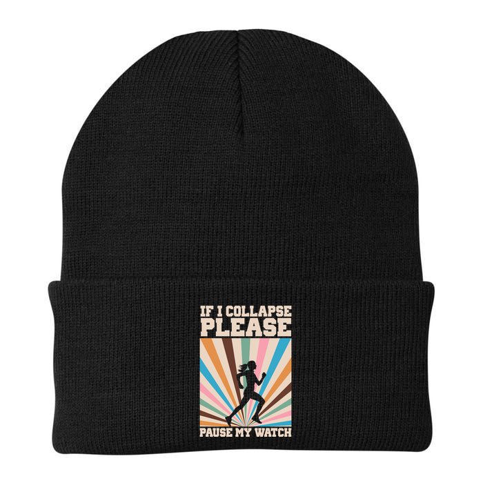 If I Collapse Please Pause My Watch Runner Marathon Beanie