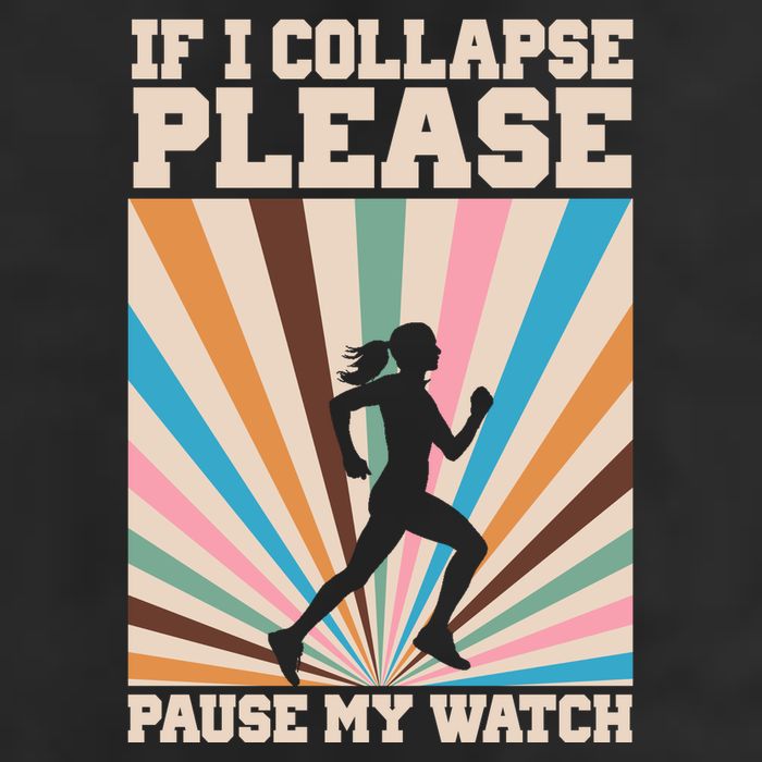If I Collapse Please Pause My Watch Runner Marathon Trucker Hat