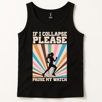 If I Collapse Please Pause My Watch Runner Marathon Tank Top