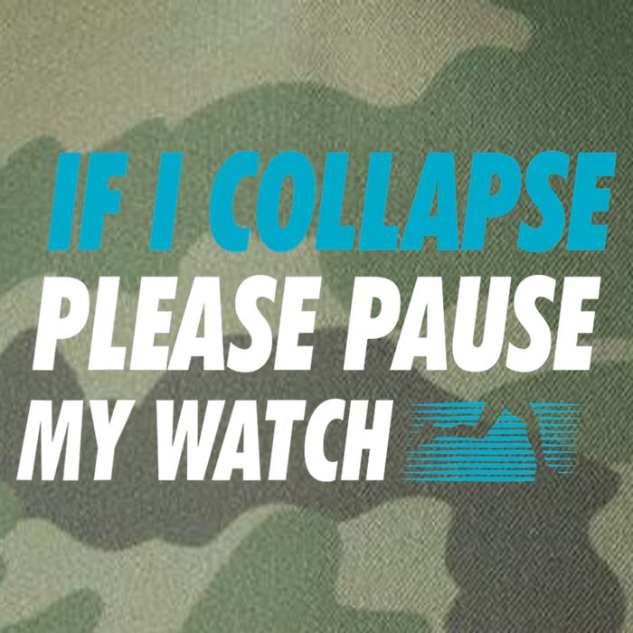 If I Collapse Please Pause My Watch Running Marathon Runner Legacy Tie Dye Trucker Hat
