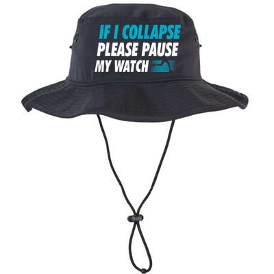 If I Collapse Please Pause My Watch Running Marathon Runner Bucket Hat