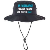 If I Collapse Please Pause My Watch Running Marathon Runner Bucket Hat