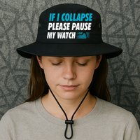 If I Collapse Please Pause My Watch Running Marathon Runner Bucket Hat