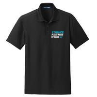 If I Collapse Please Pause My Watch Running Marathon Runner Dry Zone Grid Polo