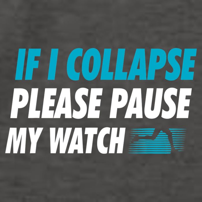 If I Collapse Please Pause My Watch Running Marathon Runner Vector Backpack