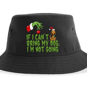 If I CanT Bring My Dog IM Not GoingRetro Christmas Sustainable Bucket Hat