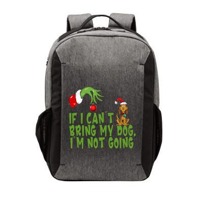 If I CanT Bring My Dog IM Not GoingRetro Christmas Vector Backpack
