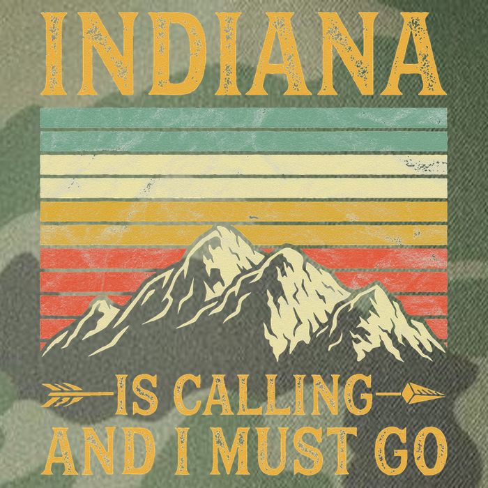 Indiana Is Calling And I Must Go Legacy Tie Dye Trucker Hat