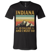 Indiana Is Calling And I Must Go V-Neck T-Shirt