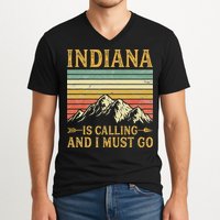 Indiana Is Calling And I Must Go V-Neck T-Shirt