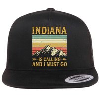 Indiana Is Calling And I Must Go Flatbill Hat