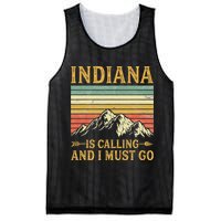 Indiana Is Calling And I Must Go Mesh Reversible Basketball Jersey Tank