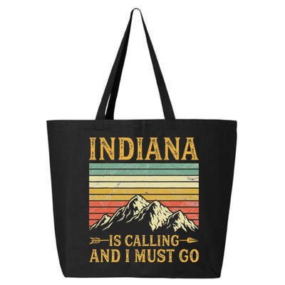 Indiana Is Calling And I Must Go 25L Jumbo Tote