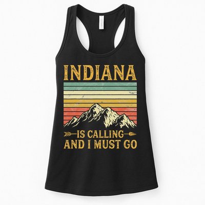 Indiana Is Calling And I Must Go Womens Tank Top