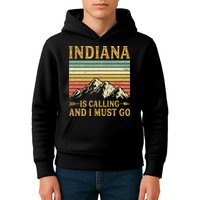 Indiana Is Calling And I Must Go Kids Hoodie