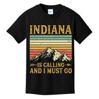 Indiana Is Calling And I Must Go Kids T-Shirt