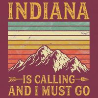 Indiana Is Calling And I Must Go 16oz Travel Tumbler