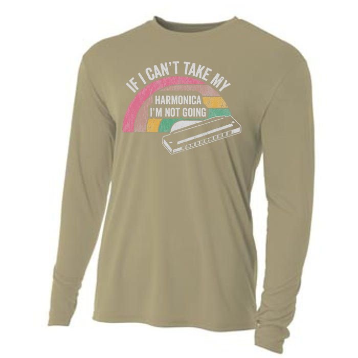 If I CanT Take My Harmonica IM Not Going Cooling Performance Long Sleeve Crew