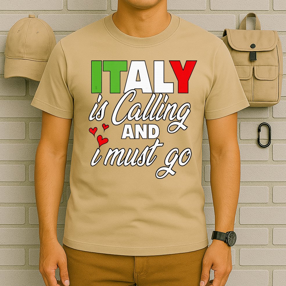 Italy Is Calling And I Must Go Women Vacation T-Shirt