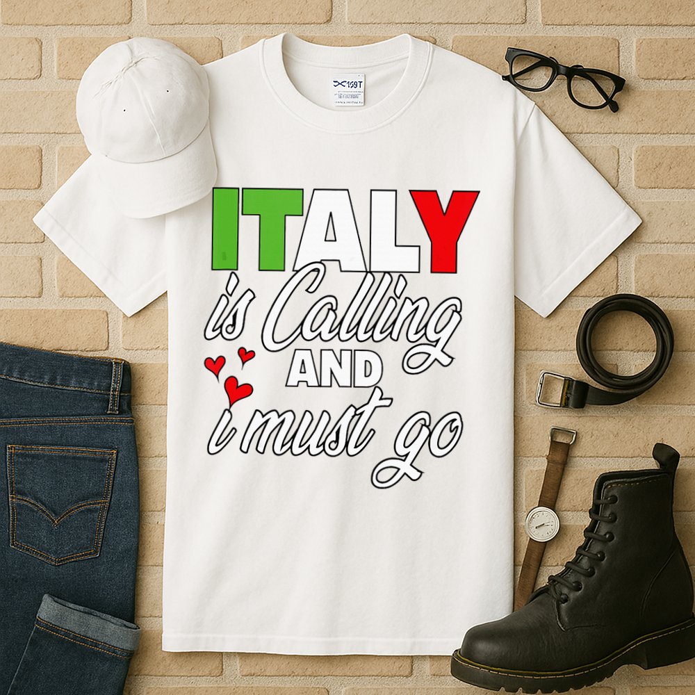 Italy Is Calling And I Must Go Women Vacation Tall T-Shirt
