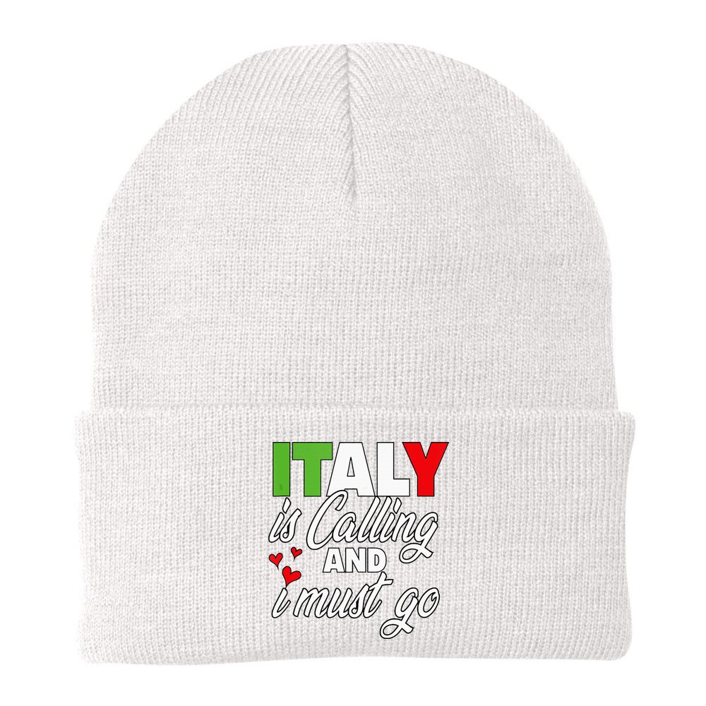 Italy Is Calling And I Must Go Women Vacation Beanie