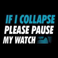 If I Collapse Please Pause My Watch Running Marathon Runner Daily Commute Backpack