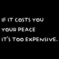 If It Costs You Your Peace Its Too Expensive Gift Cooling Performance Long Sleeve Crew