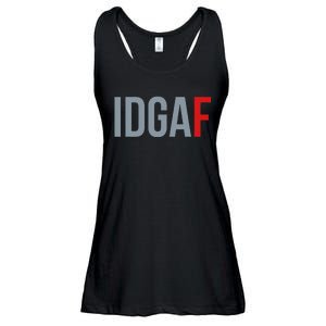 Idgaf I DonT Give A Fuck Ladies Essential Flowy Tank