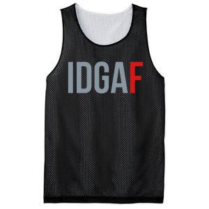 Idgaf I DonT Give A Fuck Mesh Reversible Basketball Jersey Tank